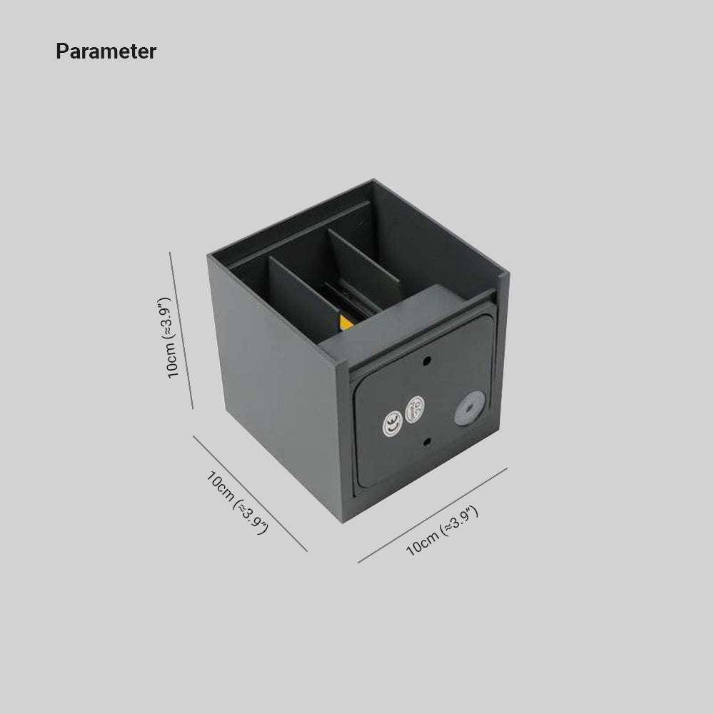 Ray Modern LED Außenwandleuchte Weiß Metall Garten/Flur