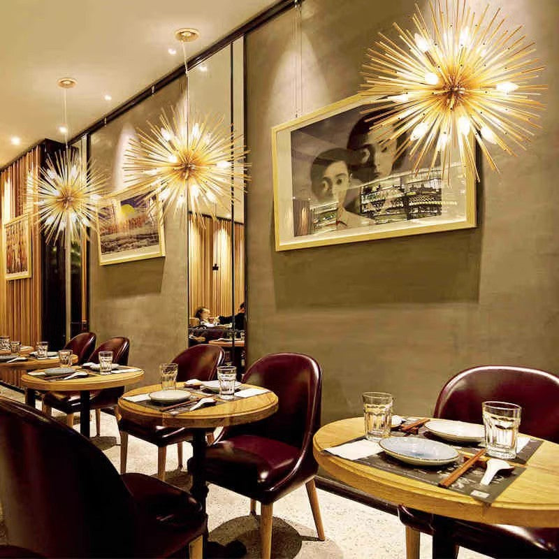 Arisha Modern LED Kronleuchter Gold Metall Wohnzimmer/Schlafzimmer