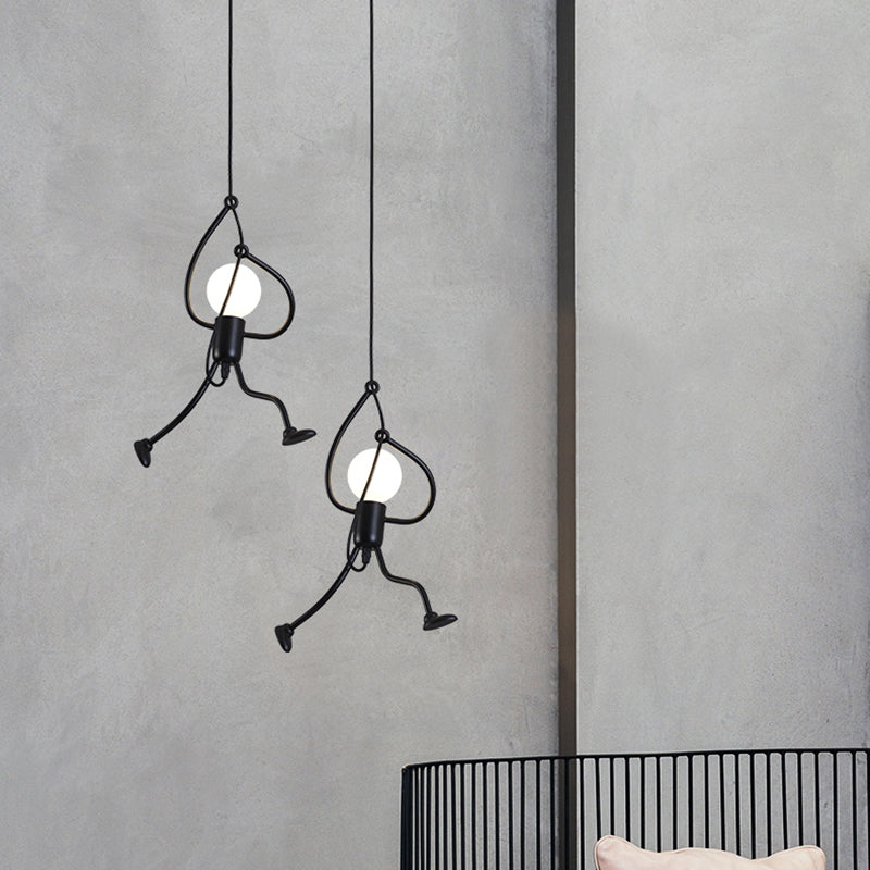 Silva Retro Modern LED Pendelleuchte Schwarz/Weiß, Esstisch