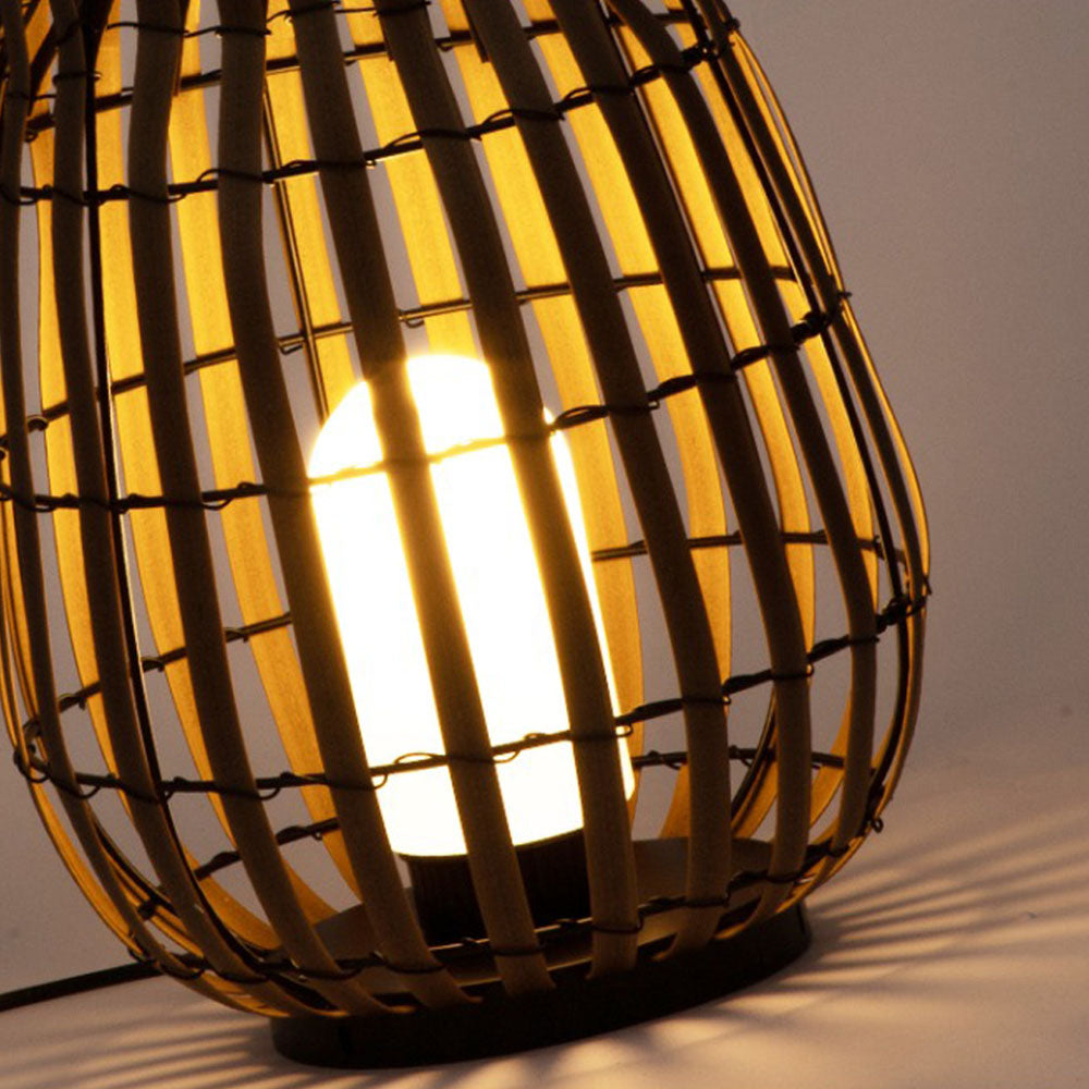 Ray Vintage LED Außenleuchte Solar Grau Garten/Flur/Balkon Holz mit 3 Größen