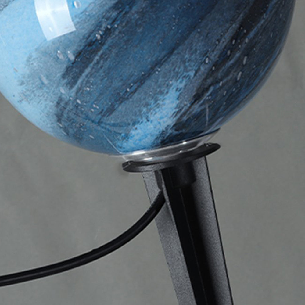 Aria Modern LED Außenleuchte Planet IP 65 Kugel Garten 2 Farben Glas