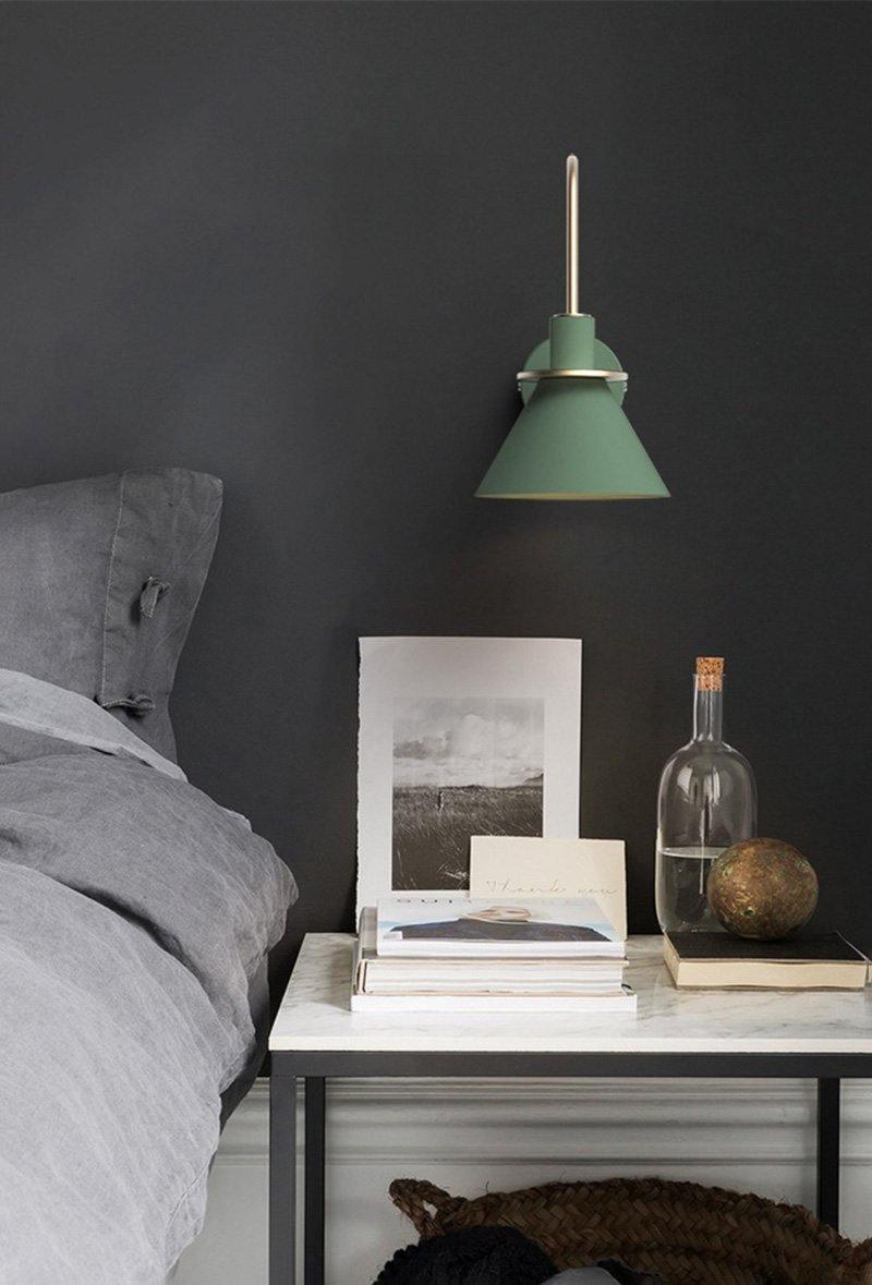 Solerine Wandleuchte Schwarz Gold Minimalistisch
