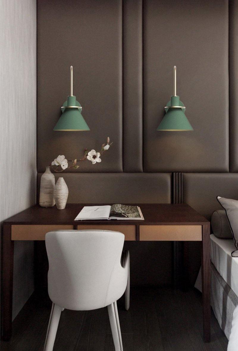 Solerine Wandleuchte Schwarz Gold Minimalistisch