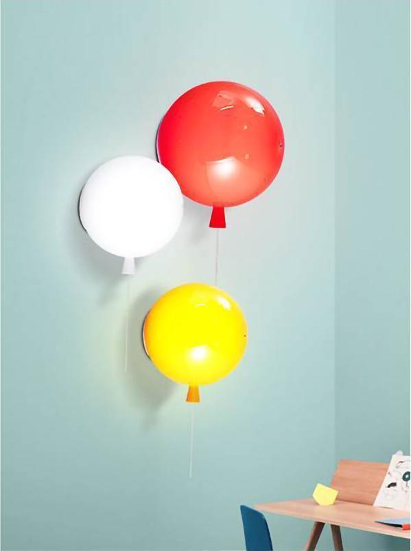 Kiri Cheerful Balloon Dream Kunststoff-Wandleuchte