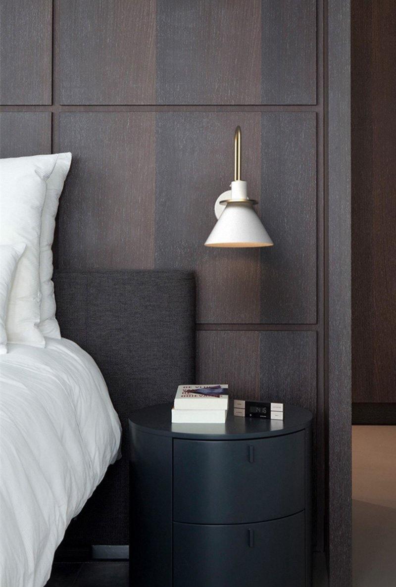 Solerine Wandleuchte Schwarz Gold Minimalistisch
