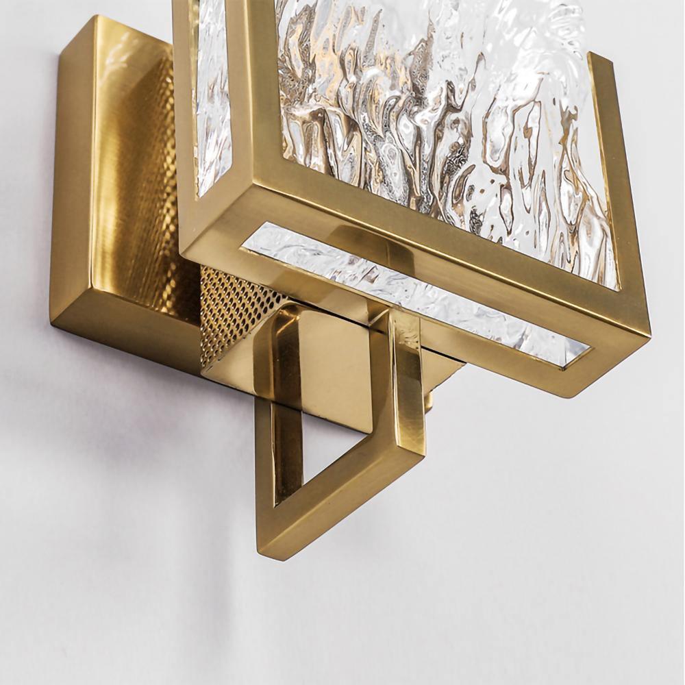Ivenen Art Elegance Einzigartige Eiskristall-Wandleuchte