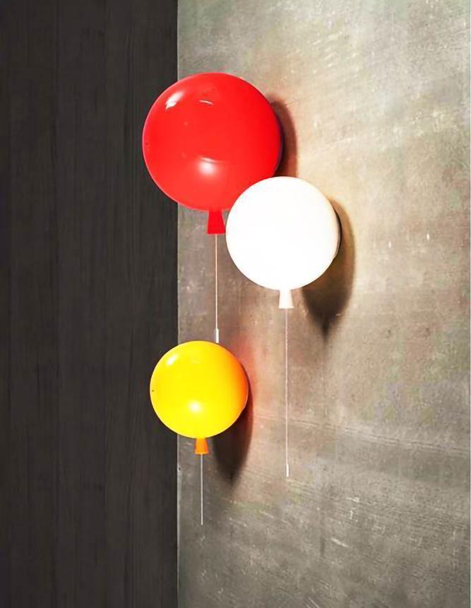 Kiri Cheerful Balloon Dream Kunststoff-Wandleuchte
