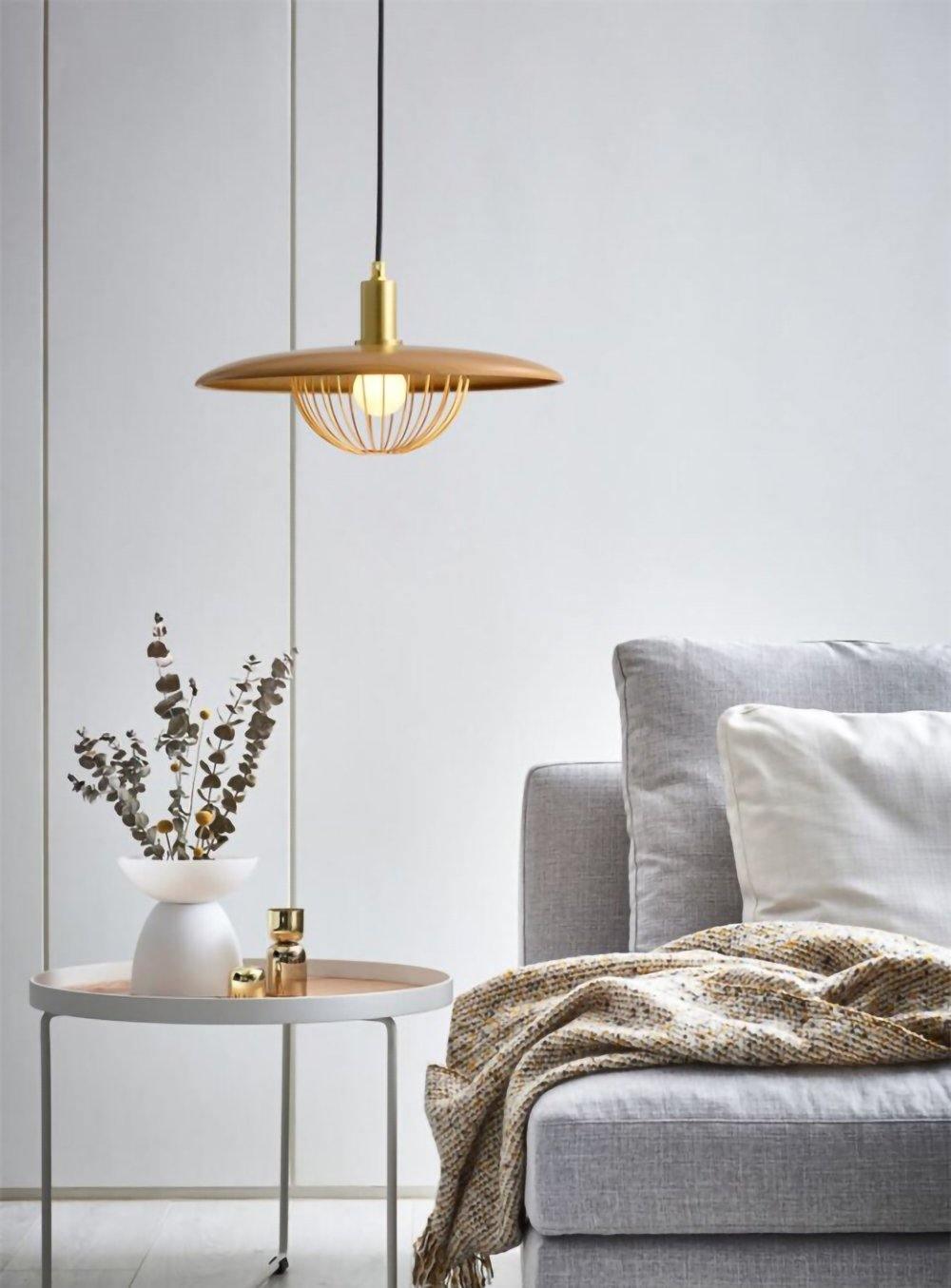 Rinoira Retro-Vintage-Pendelleuchte aus Holz