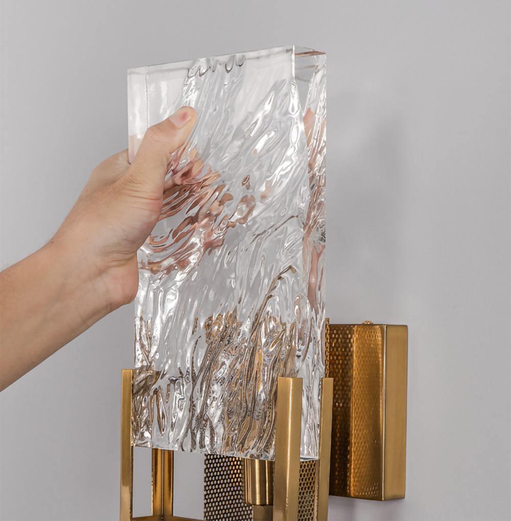 Ivenen Art Elegance Einzigartige Eiskristall-Wandleuchte