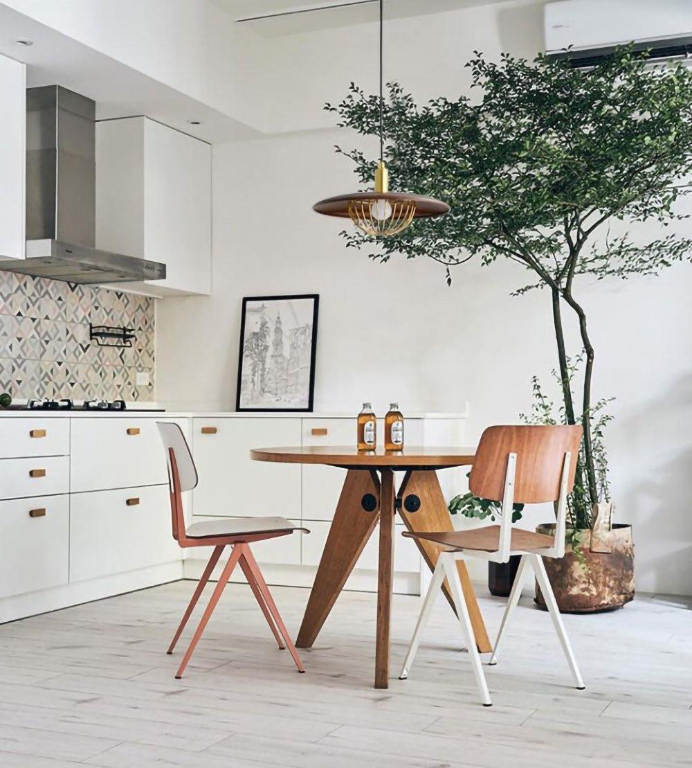 Rinoira Retro-Vintage-Pendelleuchte aus Holz