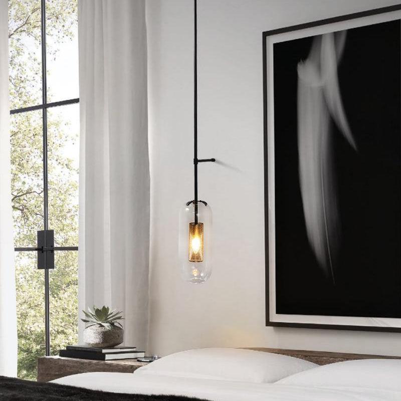 Dae zeitgenössische minimalistische Wandleuchte aus Glas
