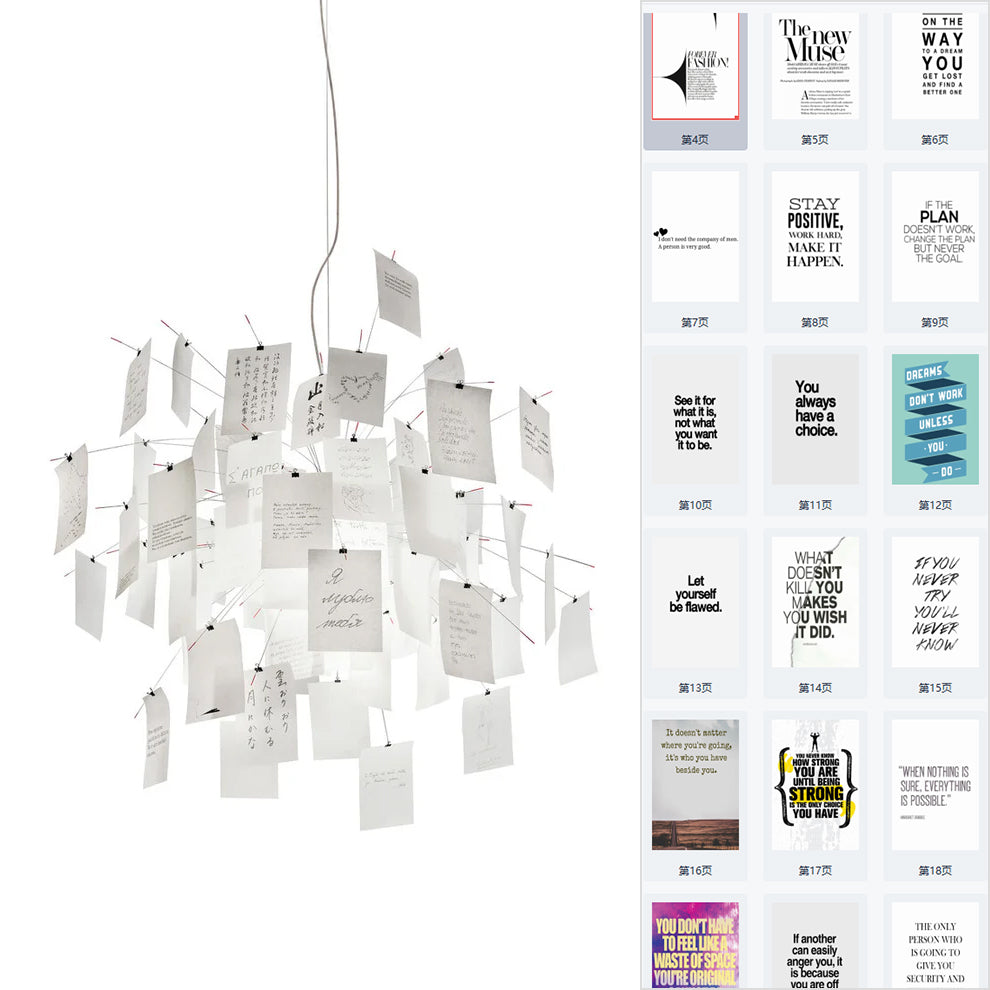 Luninena Kronleuchter Nordic Notes