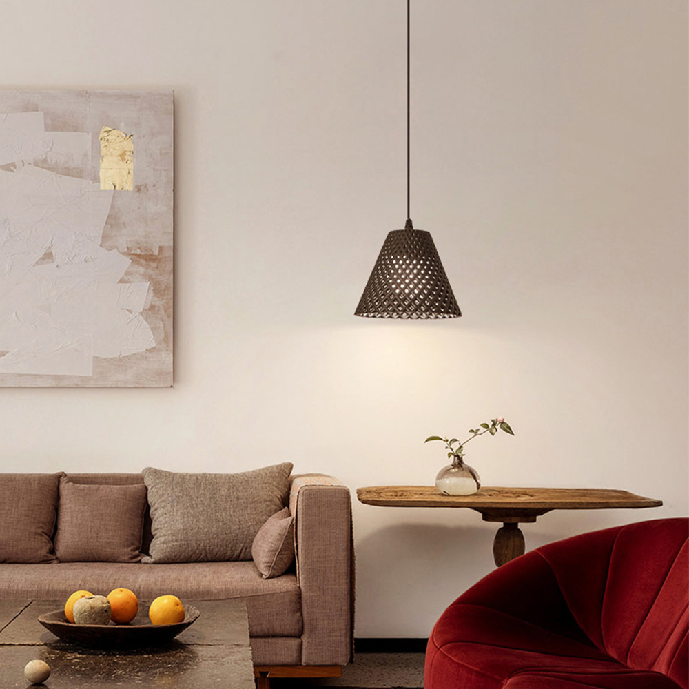 Valentina Modern Kegelförmige Webform Pendelleuchte Schlafzimmer Esszimmer