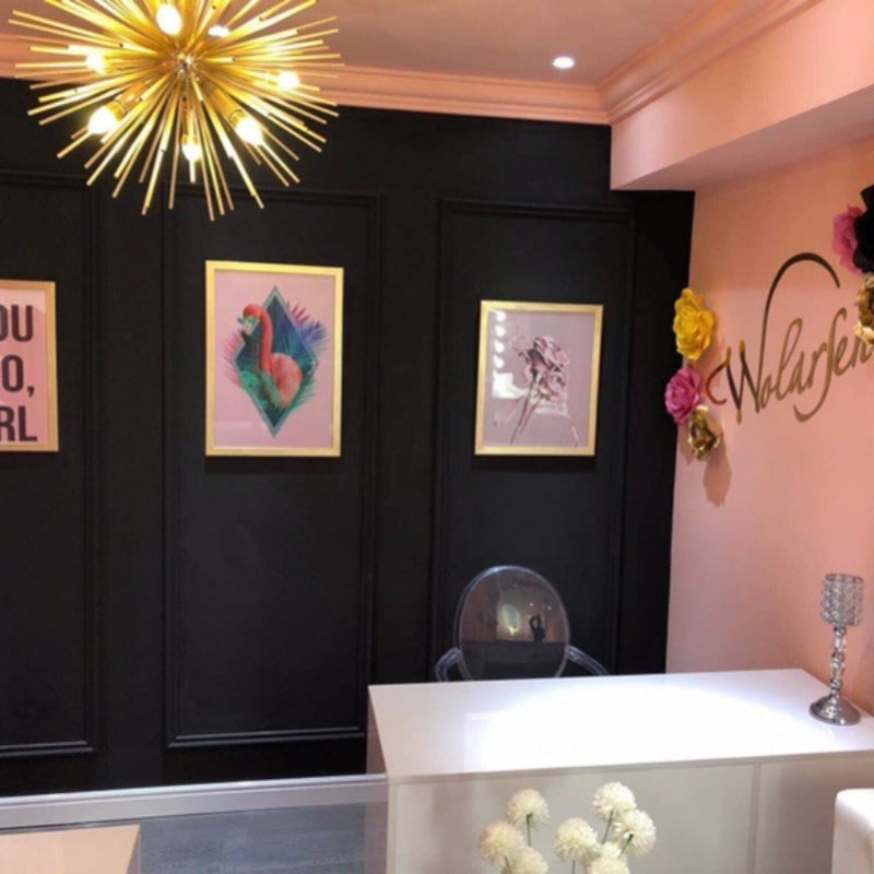 Arisha Modern LED Kronleuchter Gold Metall Wohnzimmer/Schlafzimmer