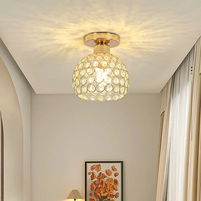 Arisha Modern Deckenleuchte Schwarz Gold Glas Schlafzimmer