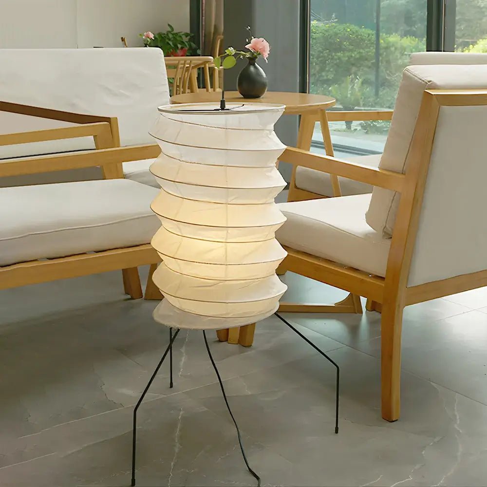 Felrn Minimalistische Stehleuchte aus Reispapier