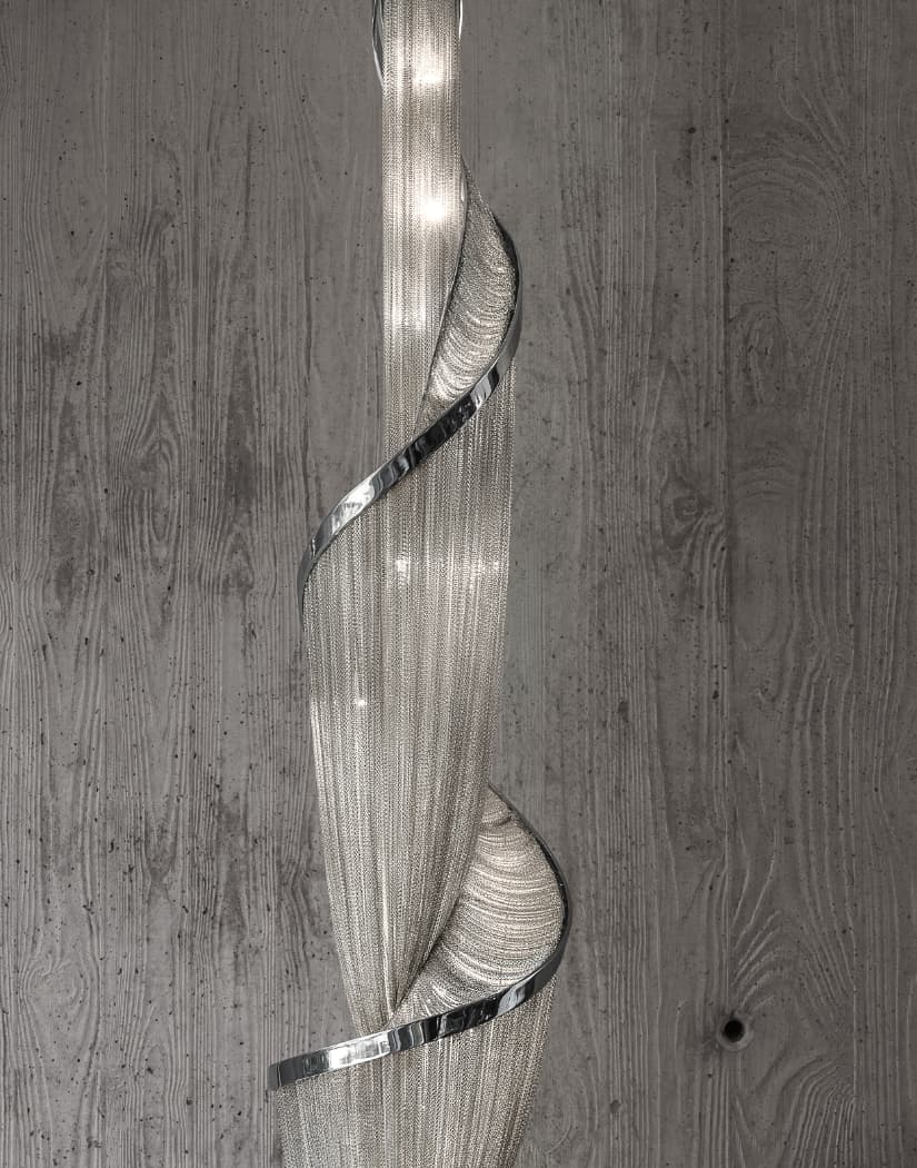 Renoian Kronleuchter mit Spiralkette