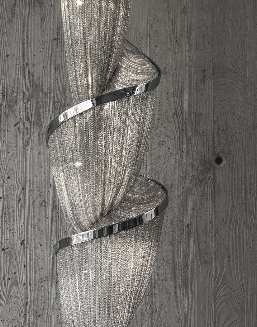 Renoian Kronleuchter mit Spiralkette
