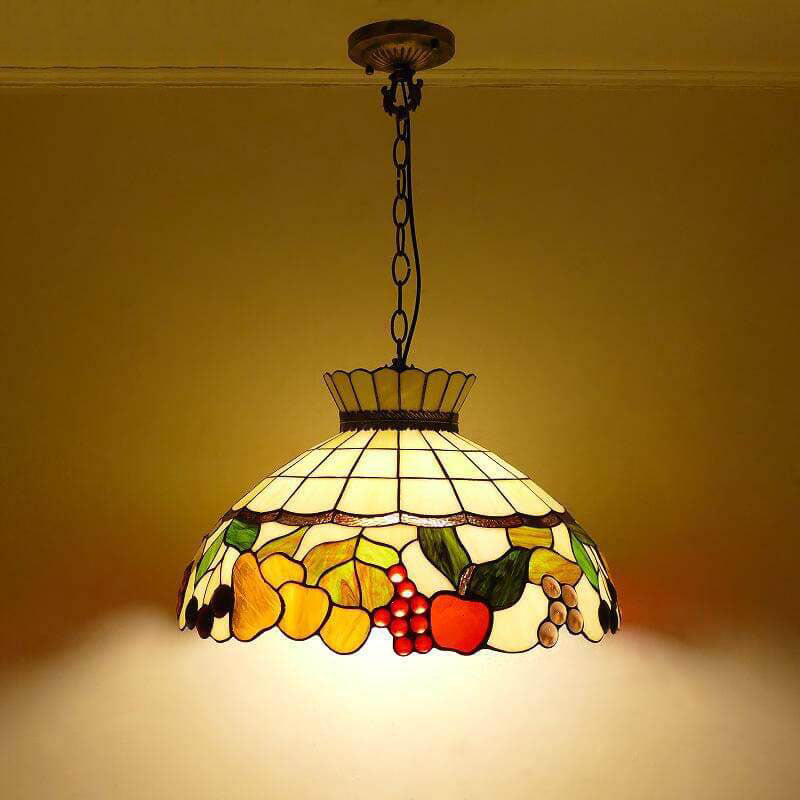 Arisha Vintage LED Pendelleuchte Multicolour Metall Glas Schlafzimmer