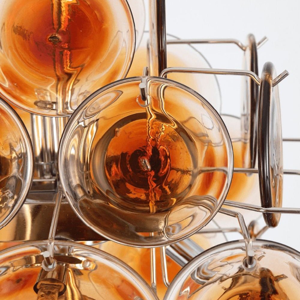 Velarissa Kronleuchter aus Muranoglas im Mid-Century-Stil