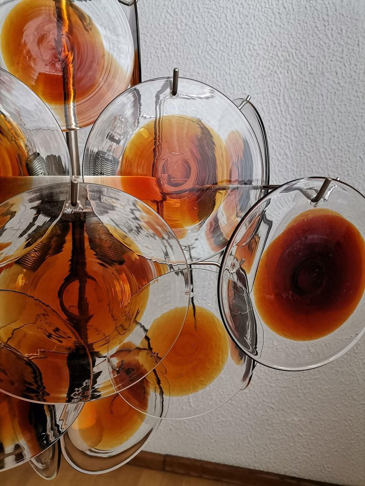 Velarissa Kronleuchter aus Muranoglas im Mid-Century-Stil