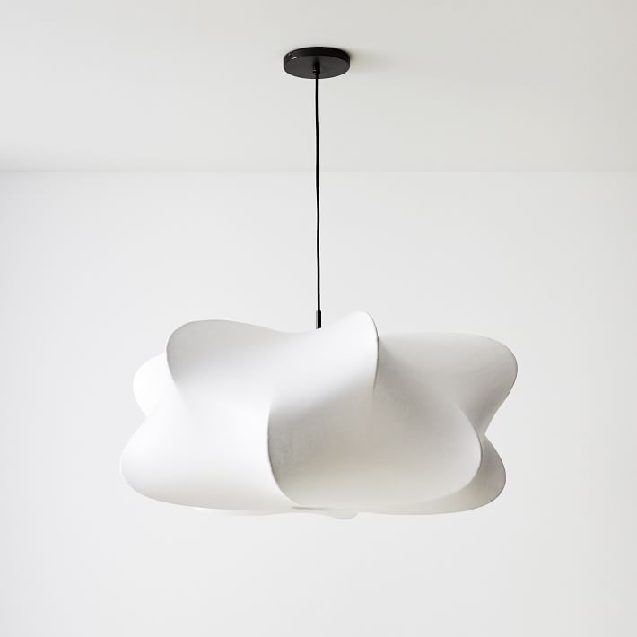 Luxe Seide zeitgenössische Pendelleuchte