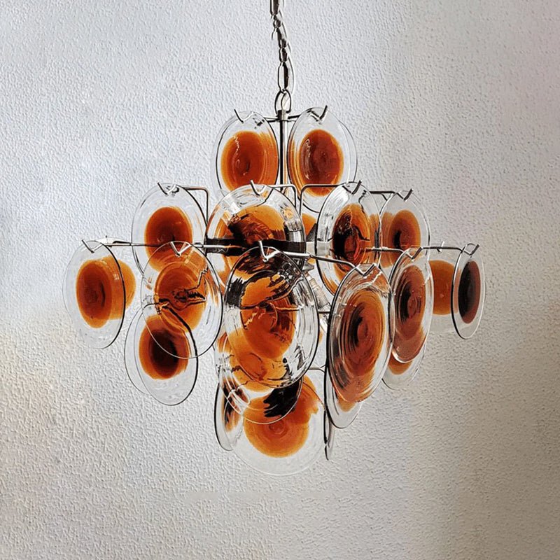 Velarissa Kronleuchter aus Muranoglas im Mid-Century-Stil