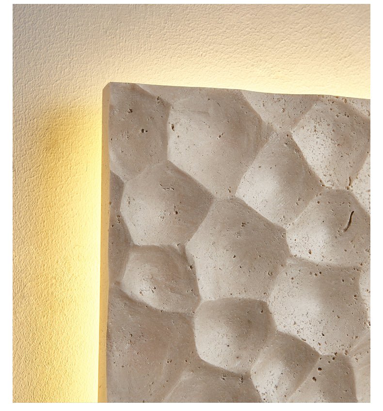 Seleaya Hexa Hive Stone Wandleuchte