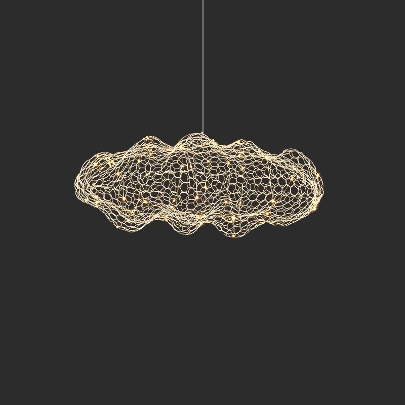 Rivelaine Golden Cloud Weave Pendelleuchte