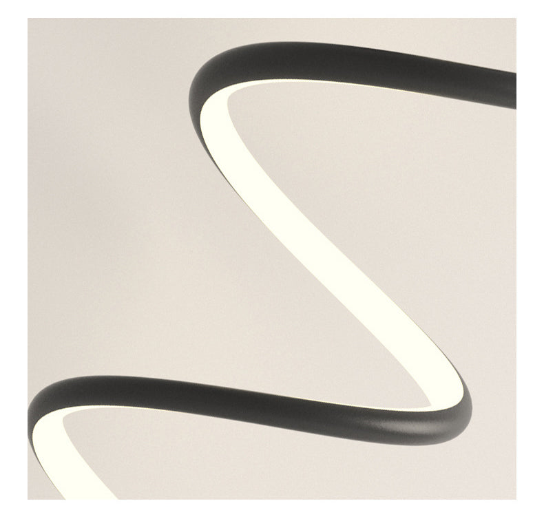 Arisha Minimalistische LED Wandleuchte Ess/Wohnzimmer Schwarz/Weiß