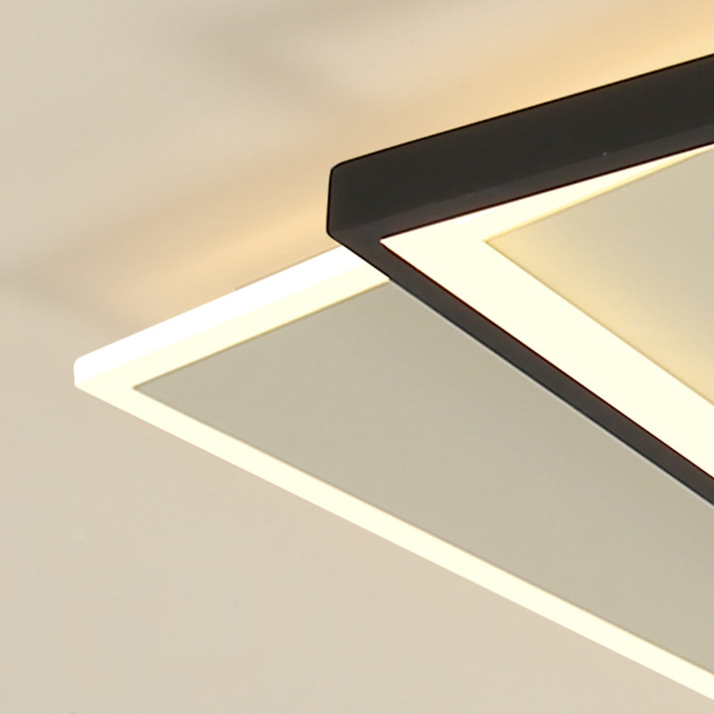 Arisha Modern LED Deckenleuchte Weiß Wohn/Schlafzimmer Metall&Acryl