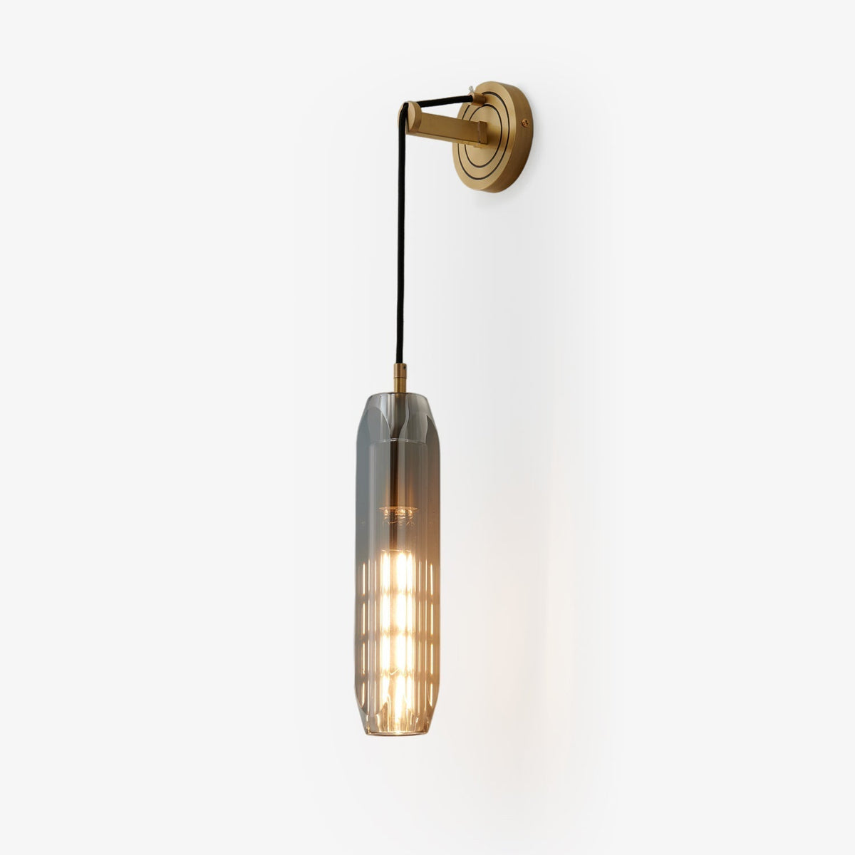 Zodorila zeitgenössische minimalistische Wandleuchte aus Kristall