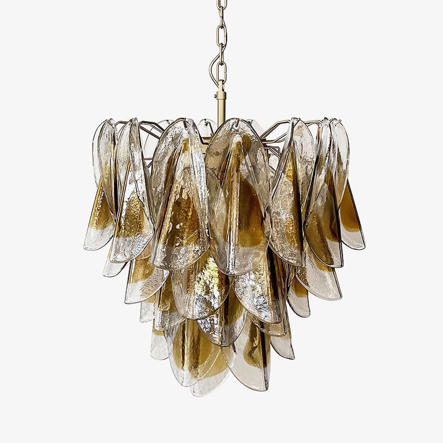 Vild Kronleuchter Isabella Gold Petal Layered