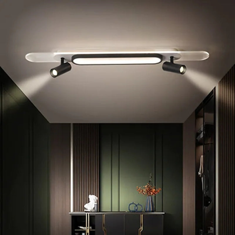 Arisha Modern LED Deckenstrahler 2 Flammig Wohn/Esszimmer Metall