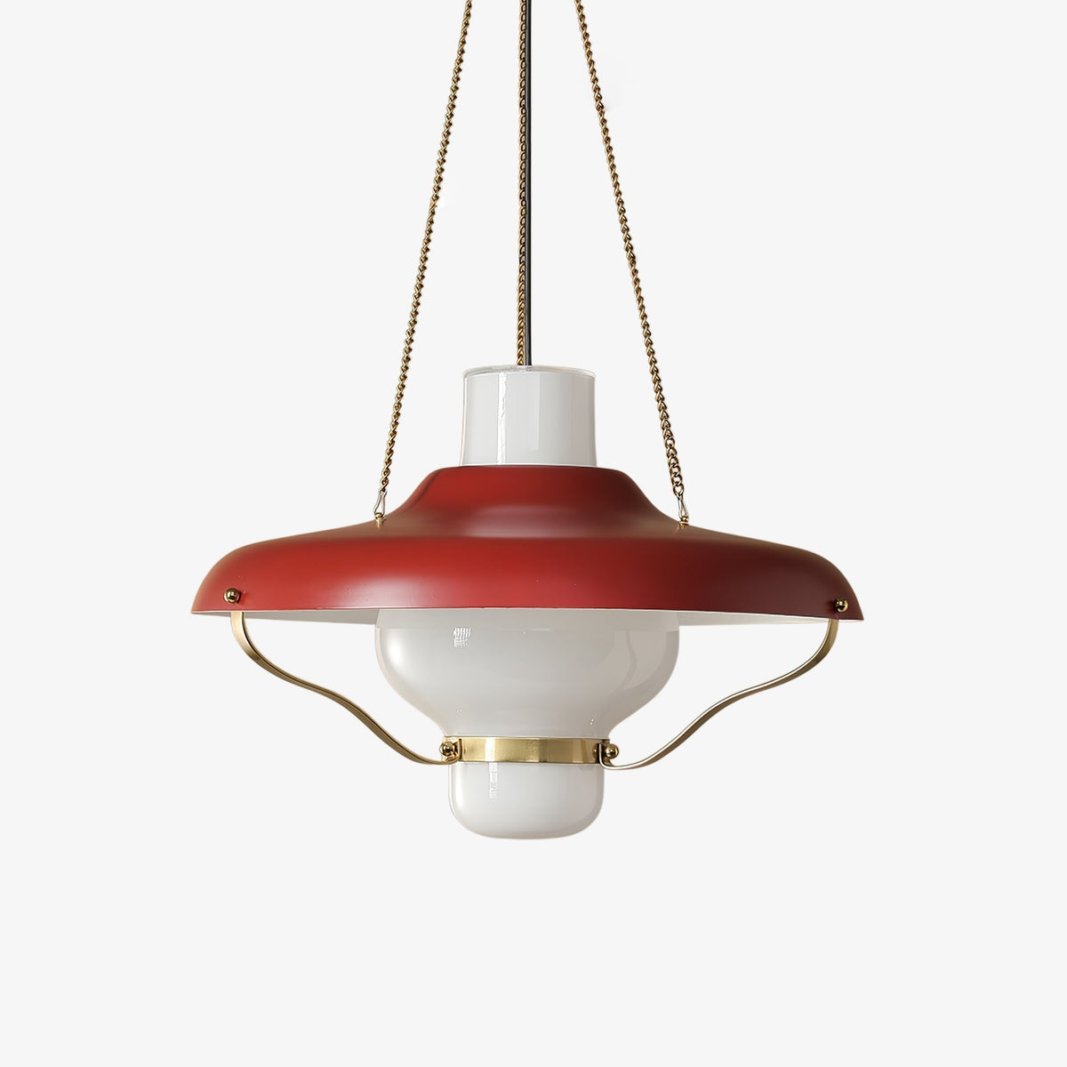 Olaeon Mid-Century-Glas-Pendelleuchte
