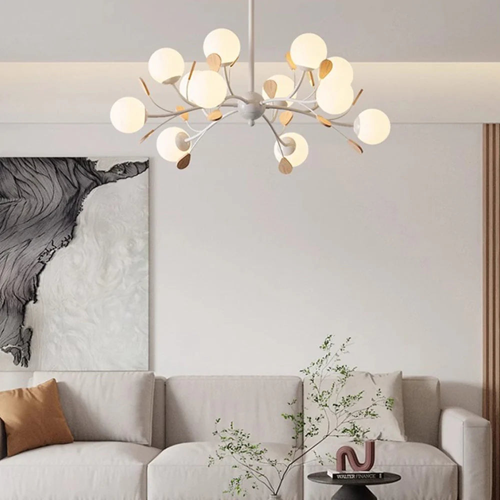 Valentina Modern LED Glas Kronleuchter Arbeits/Schlaf/Wohnzimmer