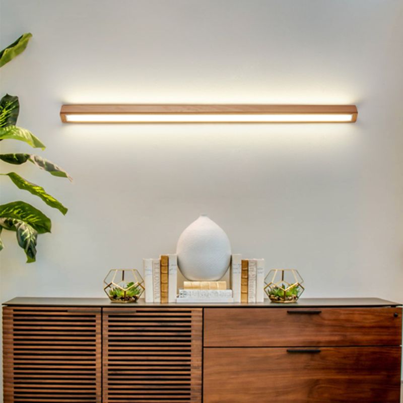 Muto Modern Linear LED Wandleuchte 1/2-flammig Spiegelfront Wohnzimmer