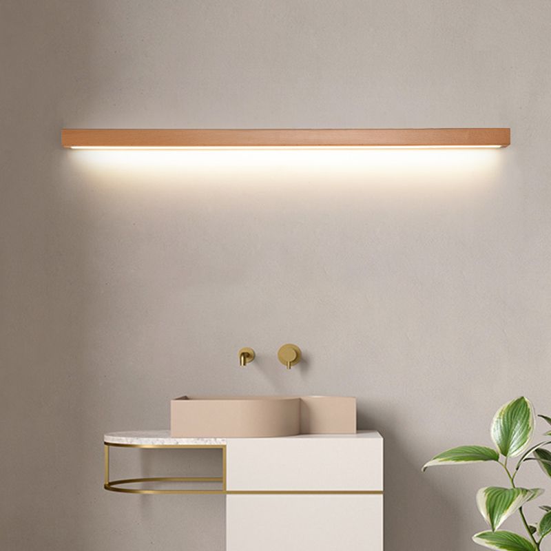 Muto Modern Linear LED Wandleuchte 1/2-flammig Spiegelfront Wohnzimmer