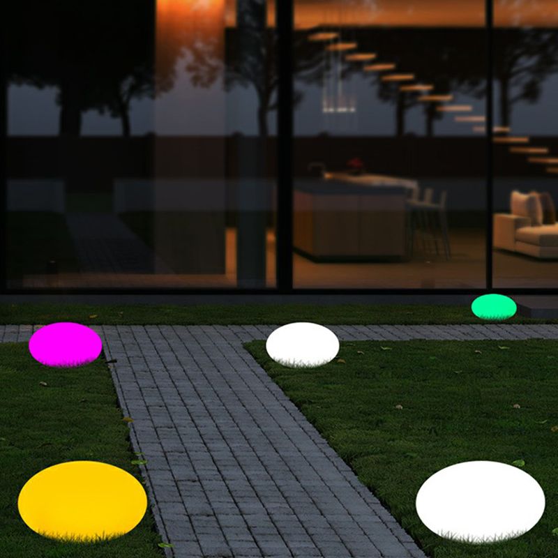 Ray Modern Minimalistisch LED Außenleuchte Ei Weiß Garten/Terrasse Acryl Solarenergie 28/32/35CM lang