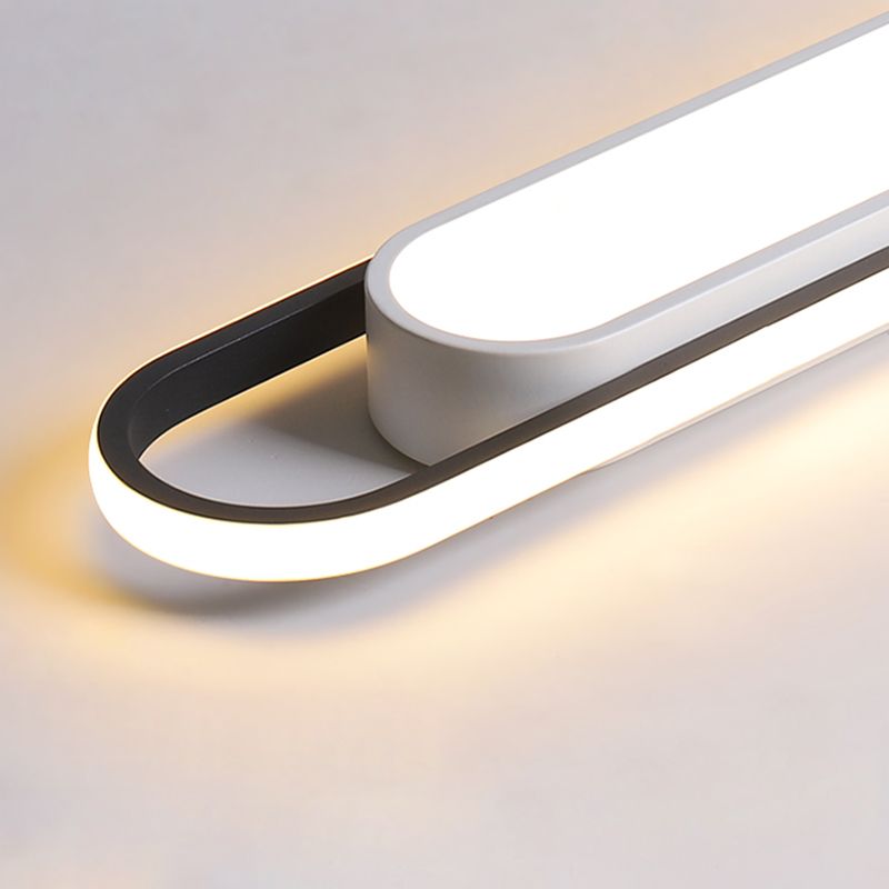 Arisha Modern LED Deckenleuchte Dimmbar Weiß Schlaf/Wohnzimmer Metall