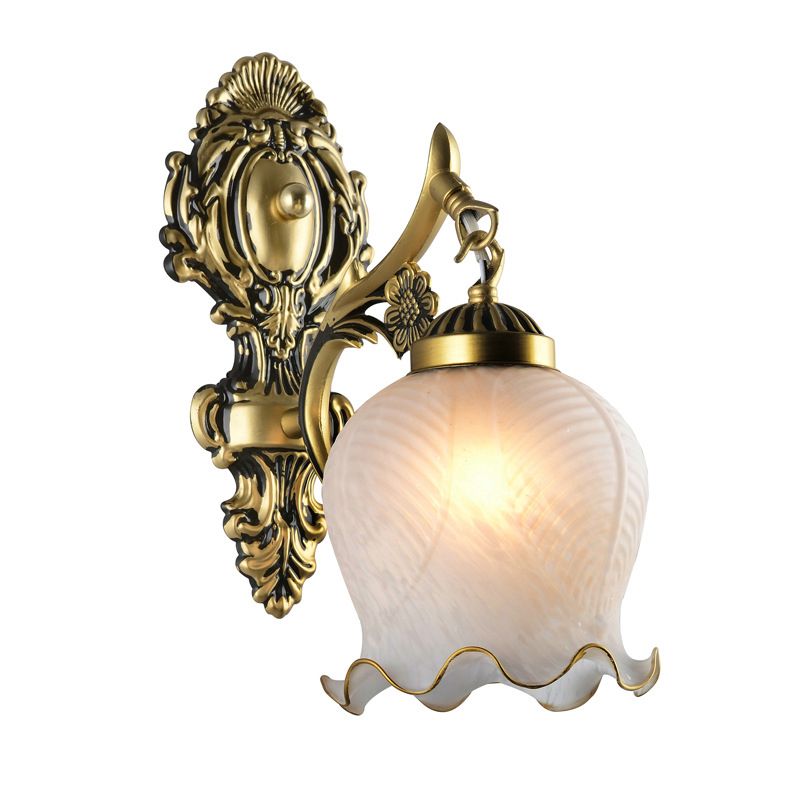 Arisha Moderne LED Wandlampe Weiß/Bronze Badezimmer/Arbeitszimmer