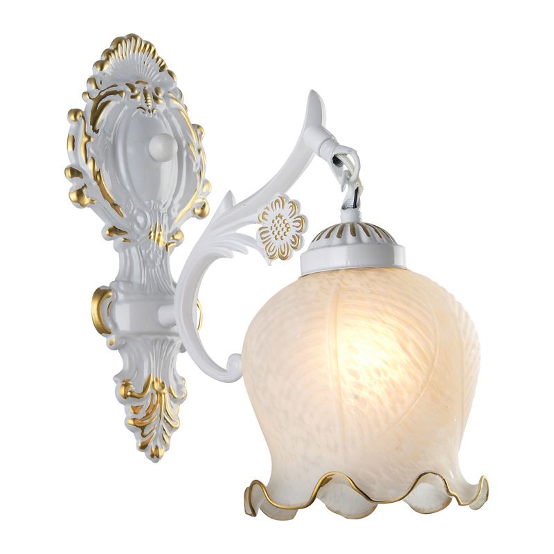 Arisha Moderne LED Wandlampe Weiß/Bronze Badezimmer/Arbeitszimmer