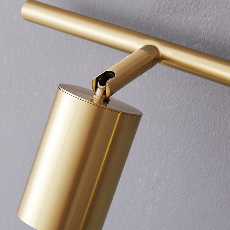 Griv Moderne zylindrische, drehbare Spot-Wandleuchte aus Messing