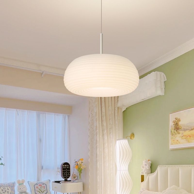 Aria Modern LED Pendelleuchte Weiß Wohn/Schlaf/Esszimmer
