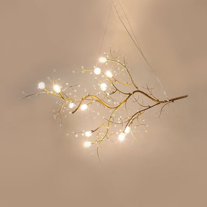 Olivia Design LED Pendelleuchte Gold/Silber Wohn/Schlaf/Esszimmer Metall&Kristall