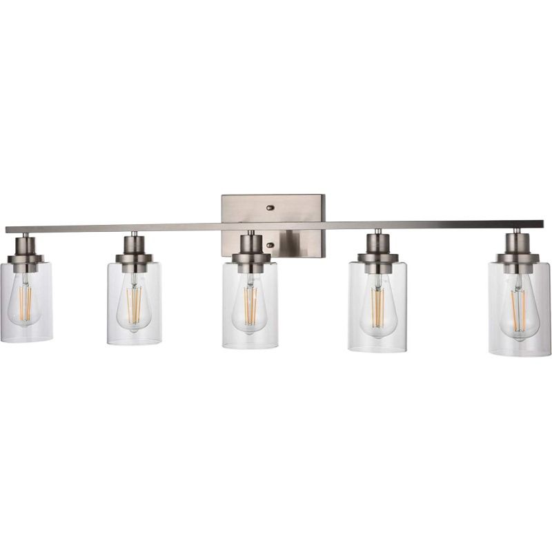 Silva Modern LED Wandleuchte Schwarz/Gold Badezimmer/Schlafzimmer