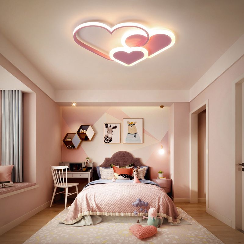 Aria  Deckenleuchte Rosa/Weiß Wohn/Schlafzimmer  zeitgemäß