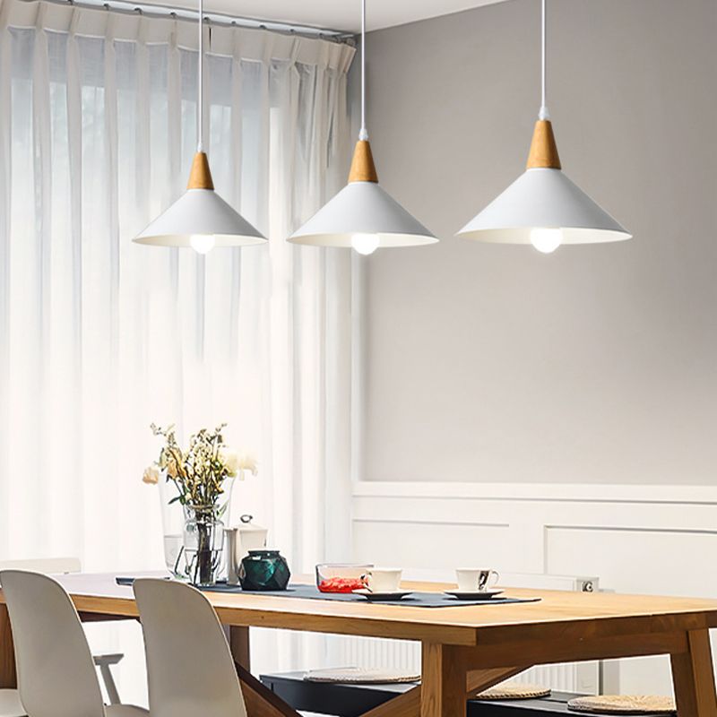 Valentina Modern LED Pendelleuchte Weiß Wohn/Schlaf/Esszimmer Metall 1/2/3-flammig