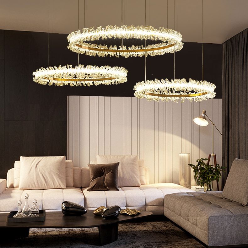 Kristy Pendelleuchte Luxuriös Blume,Kristall, Wohnzimmer