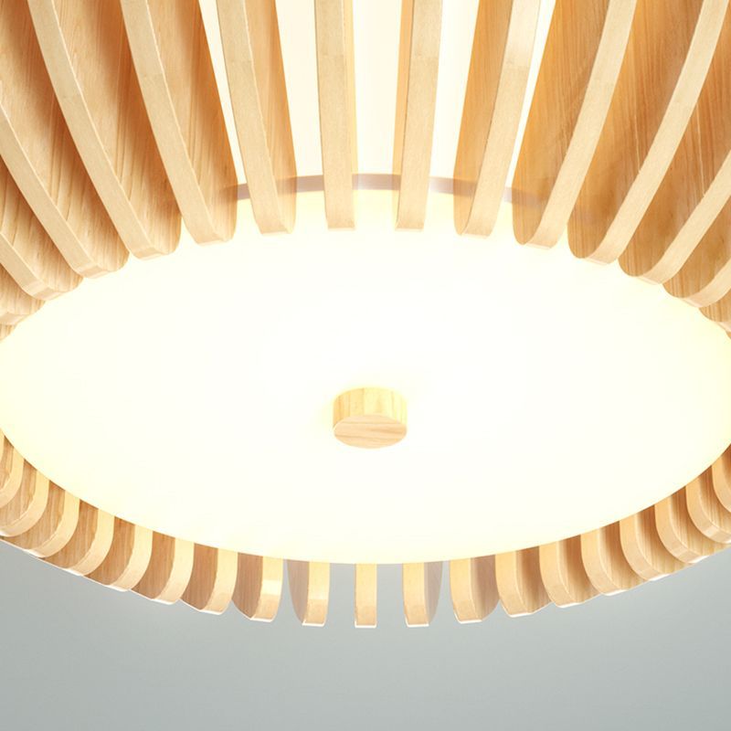 Muto Modern LED Deckenleuchte Schlafzimmer/Wohnzimmer Innen Holz Acryl